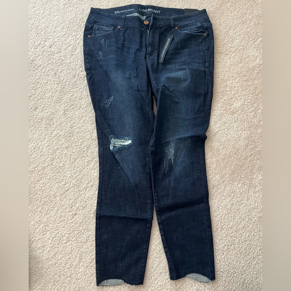 Mid Rise Super Skinny Stretch Jeans